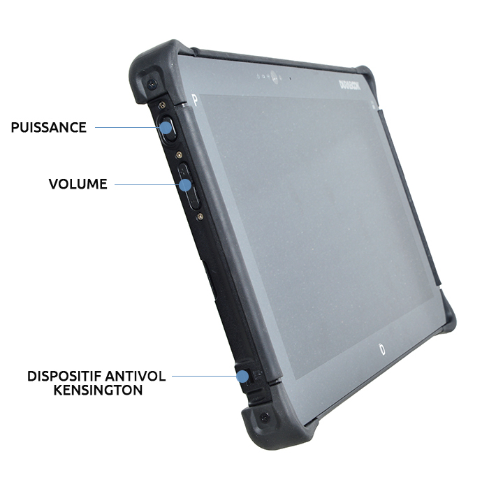 CLEVO Tablette Durabook R11 AV Tablette tactile étanche eau et poussière IP66 - Incassable - MIL-STD 810H - MIL-STD-461G - Durabook R11