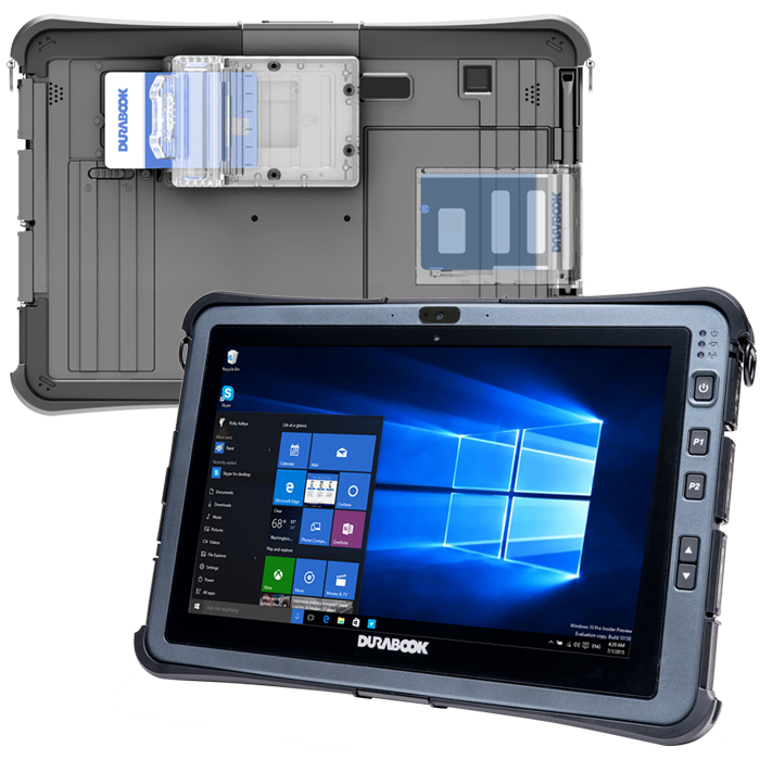 CLEVO Tablette Durabook U11I Std Tablette tactile étanche eau et poussière IP66 - Incassable - MIL-STD 810H - Durabook U11I
