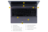 CLEVO CLEVO W355STQ Ordinateur portable Clevo W355SSQ format 15.6" - Clavier rétroéclairé