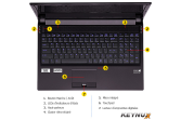 CLEVO CLEVO P150SM-A Ordinateur portable Clevo P150SM-A format 15.6" - Clavier rétroéclairé