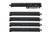 CLEVO Toughbook FZ55-MK1 FHD PC portable durci IP53 Toughbook 55 (FZ55) 14.0" - Vues de droite et de gauche (baie média modulaire)